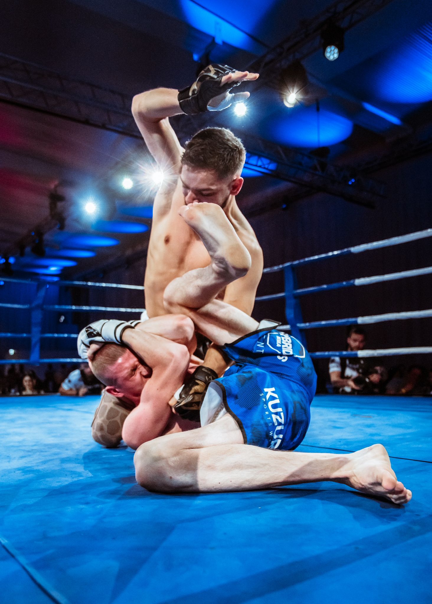 Bodenkampf im Ring